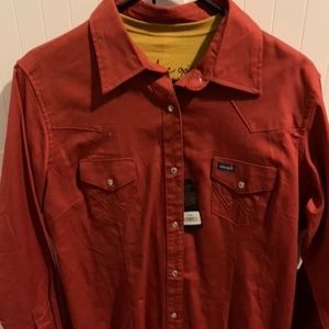 NWT wrangler Retro western shirt womens L